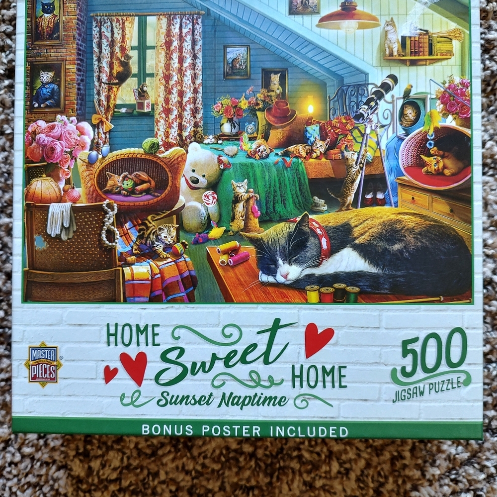 Master Pieces Home Sweet Home Sunset Naptime Puzzle